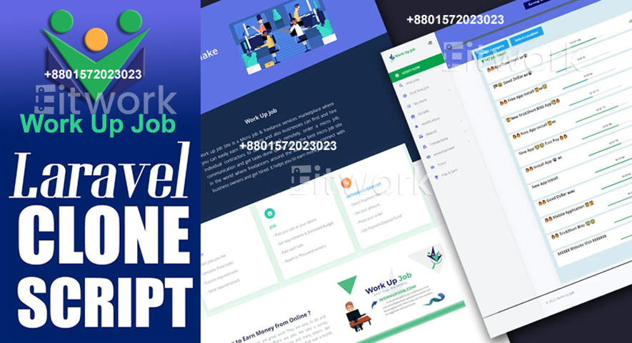 I well do WorkUpJob – Clone Laravel PHP Script